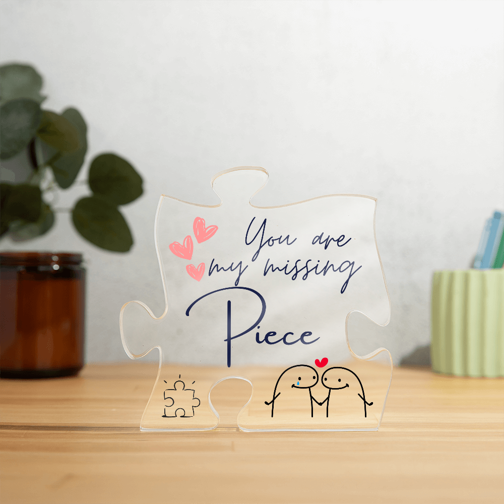 Missing Piece Puzzle, Gift for Him, Gift for Her, Couple Gift, Valentines Gift