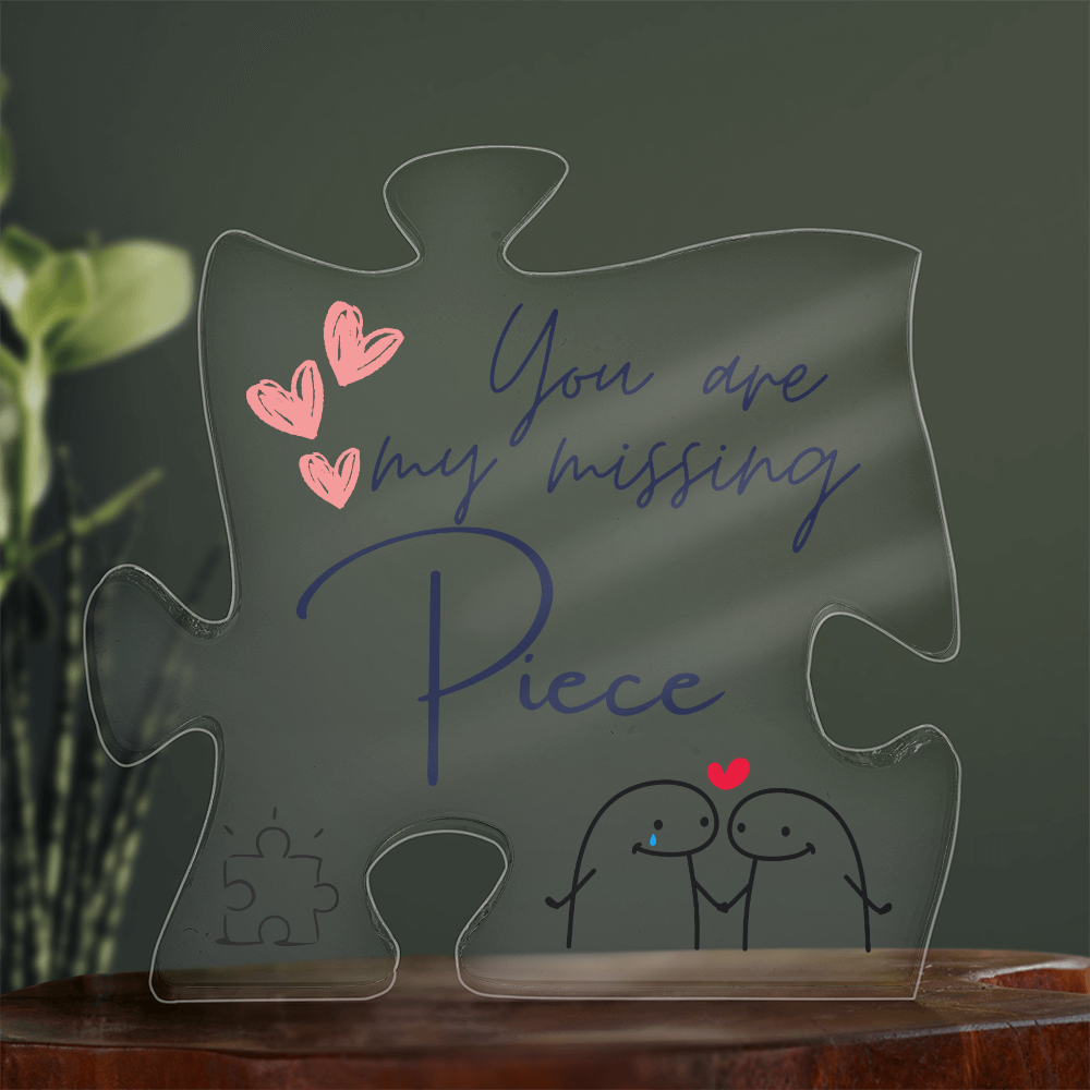 Missing Piece Puzzle, Gift for Him, Gift for Her, Couple Gift, Valentines Gift